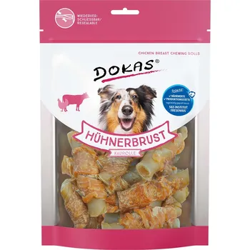 Dokas žvýkací rolka pro psy s kuřecími prsy 2 × 250 g