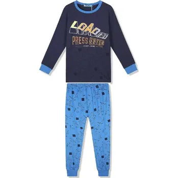 Chlapecké pyžamo CHLAPECKÉ PYŽAMO KUGO Barva: Tmavěmodrá/modrá, Velikost: 134