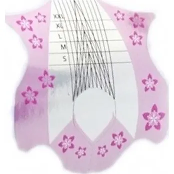 Umělé nehty Šablony - Pink S-XXL - 500 ks