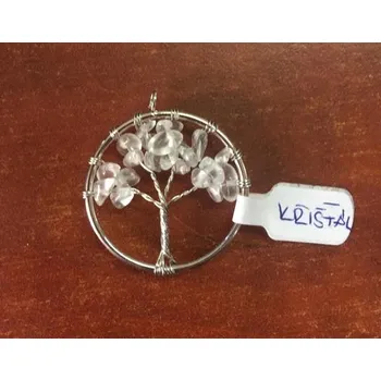 Přívěsek Přívěsek strom života s kameny (Přívěsek z bižuterie)