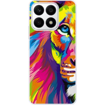 Pouzdro na mobilní telefon Odolné silikonové pouzdro iSaprio - Rainbow Lion - Honor X8a
