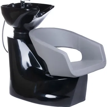 Kadeřnické křeslo Kadeřnický mycí box Paolo BH - 8031 - světle šedý