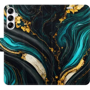 Pouzdro na mobilní telefon Flipové pouzdro iSaprio - Dark Paint - Samsung Galaxy A14 / A14 5G