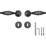 EVELÍNA OK dělené RUSTIKO - kování (Dveřní kování retro rozeta rozetové klika rustikální kliky)