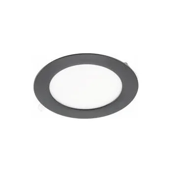 Svítidlo GTV LED svítidlo ORIS PLUS, podhledové svítidlo, 7W, černá, 4000K, 560lm, AC220-240V, zapuštěné, IP20, 120°