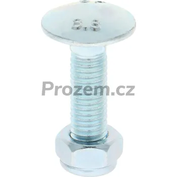 Šroub Šroub s maticí 8.8, M8x1,25x30 mm pro Lely, Maschio, Morra, Niemeyer, Vogel Noot, Howard, Kongskilde, 511035, 502668