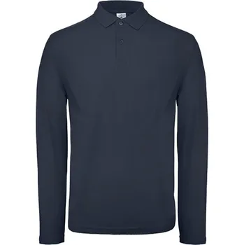 Pánská košile B&amp;C Pánská polokošile s dlouhým rukávem PUI12 Navy 3XL