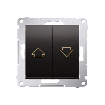 vypínač SIMON 54 DZP1W.01/48 Žaluziové tlačítko pro ovládání jedné rolety z více míst 1+1 (strojek s krytem)