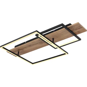 Globo 67289D1 | VANNI stropní svítidlo | LED | 24W | černá | Š: 75 cm |