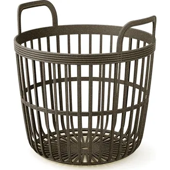 Úložný box PRO Koš s uchy ZOE BASKET ECO WOOD kávový 41,9cm
