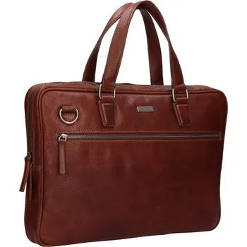 Pánská aktovka LAGEN | Pánská kožená business taška LAGEN 4422 cognac | allBAGS.cz