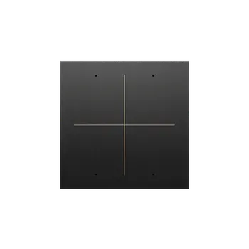 vypínač SIMON DKE04/49 Kryt jednoduchý s piktoramem "kríž" pro spínače a elektronické ovládání černý