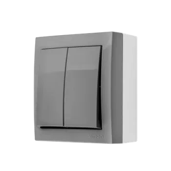 SIMON ACW5L/16 svítidlová svorkovnice s podsvícením odolné proti vlhkosti šedá