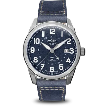 Hodinky PRIM Pilot Dual Time W01P.13191.A