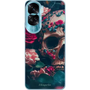 Odolné silikonové pouzdro iSaprio - Skull in Roses - Honor 90 Lite 5G