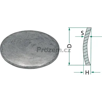 Mrazová zátka DIN 470, průměr 30 mm, výška 4,8 mm