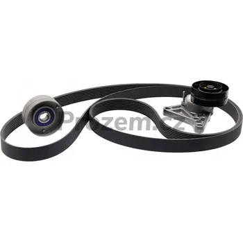 Rozvod motoru Sada napínák řemene, vodící váleček a řemen 2515 mm pro John Deere, AL112300, AL157596, L114468