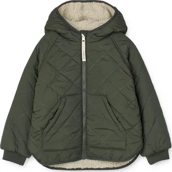 Chlapecká bunda Liewood Oboustranná bunda Jackson Hunter Green Velikost: 116/ 6 let Liewood Jackson Reversible Jacket
