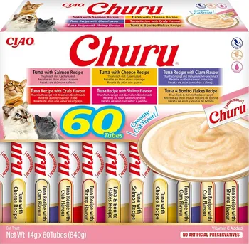 Krmivo pro kočku Inaba Churu Cat Box Tuna Variety 60x 14 g