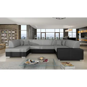 Obývací pokoj ImportWorld Rohová rozkládací sedací souprava Axelle - Sawana 21 / Soft 11 (barva potahu) - levá