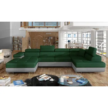 Sedací souprava ImportWorld Rohová sedací souprava Goridor - do U - Kronos 19 / Paros 05 (barva potahu) - pravá