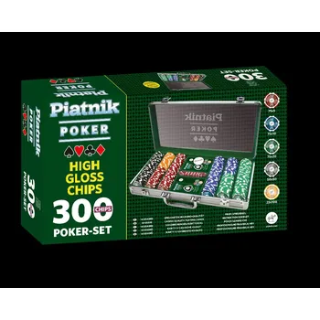 Pokerové sada Piatnik Poker Set 300 High Gloss Chips (sleva viz. popisek)