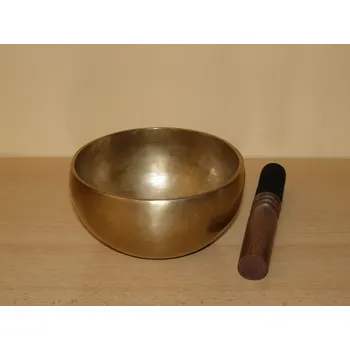 Bicí nástroj Tibetská zpívající mísa - 580 g - tm8 (Ručně tepaná)