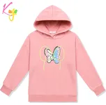 Dívčí mikina - KUGO ZM6505, starorůžová Barva: Růžová, Velikost: 164