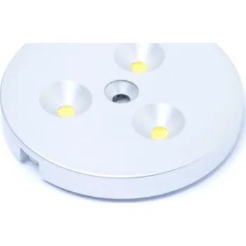 Bodové svítidlo Svítidlo LED kruh pr.56 mm H7,5mm RAL9006 3W