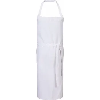 Kuchyňská zástěra Exner Základní polyesterová zástěra s laclem 100 x 80 cm Barva: Bílá, Velikost: 100 x 80 cm EX1394