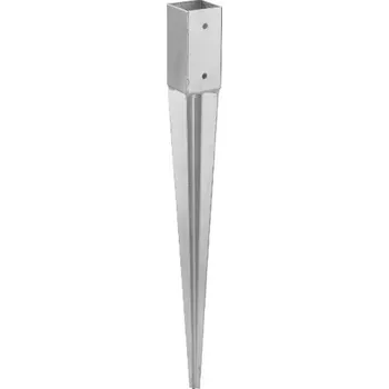 Tesařské kování BKshop PSG 70/750 Patka sloupku k zarážení 71x750x2mm