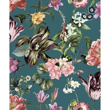 Tapeta Vliesová tapeta barevné květy MA947462 / Tapety na zeď Flora (0,53 x 10,05 m) Marburg