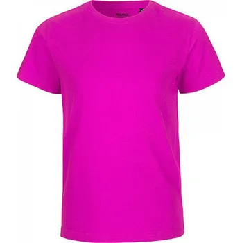 Chlapecké tričko Neutral Dětské organické tričko s krátkým rukávem a výztužnou páskou za krkem Barva: Růžová, Velikost: 152/158 NE30001