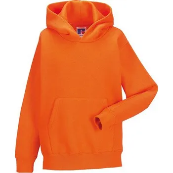 Chlapecká mikina Dětská jednobarevná klokánka Russell s kapucí Barva: Oranžová, Velikost: 152 (XXL) Z575NK