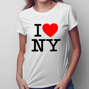 Žertovný předmět I Love NY - dámské tričko s potiskem