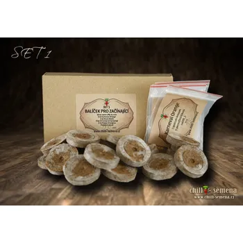 Semeno chilli-semena SET 1 - balíček pro začínající