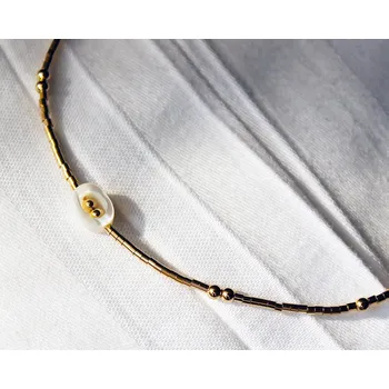 Náramek Náramek v perleti zlatý - Minimal 0000007