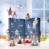 Vánoční dekorace Andělský čas adventní kalendář s figurkami 24 ks