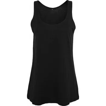 Dámské tílko s prodlouženým střihem Build Your Brand 100% bavlna Barva: Černá, Velikost: 3XL BY019