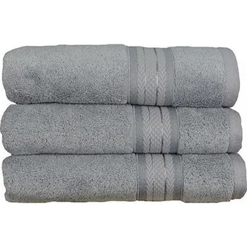 Ručník A&R Ručník z prvotřídního organického bambusu 50 x 100 cm Barva: šedá světlá, Velikost: 50 x 100 cm AR403