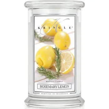 Svíčka Kringle Candle svíčka Rosemary Lemon (sójový vosk), 623 g