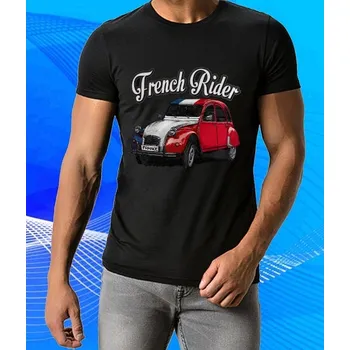 Chlapecké tričko tričko CITROEN 2CV kachna 3XL (tričko French Rider)