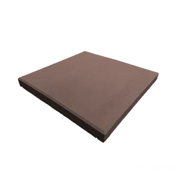 Venkovní dlažba DITON Stříšky hladké Velikost: 50 × 50 × 5,5, Varianta: Stříška průběžná, sloupková 50 hnědá, Povrch: standard