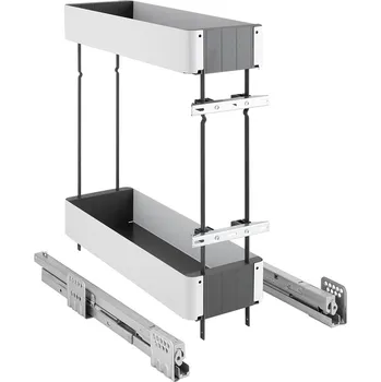 Nábytkové kování KES K-Line dvojkoš 200mm bílý 2141 (KES 002141 K-Line dvojkoš 200mm bílý)
