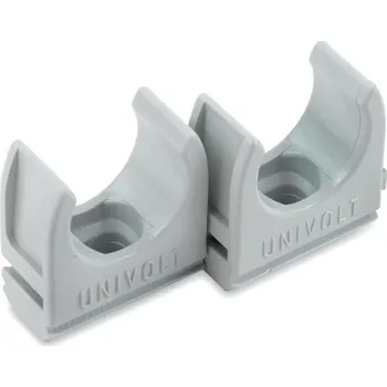 kabelová chránička Dietzel Univolt CL63GR Příchytka-klip CL DN63 PVC GY tm.šedá