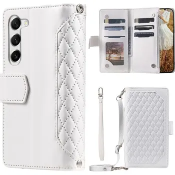 Pouzdro na mobilní telefon Pouzdro na Samsung Galaxy S23+ Luxury Double Layer bílé