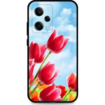 Pouzdro na mobilní telefon Kryt Xiaomi Redmi Note 12 Pro+ 5G Tulips (obal neboli pouzdro na Xiaomi Redmi Note 12 Pro+ 5G)