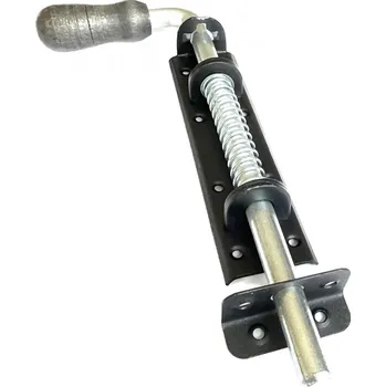 Tesařské kování BKshop WSP 300c Zástrč pružinová s dřev. koncovkou 300x50mm černá