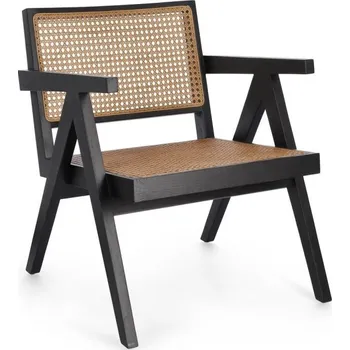 Křeslo BIZZOTTO Dřevěné křeslo GALIA černé 0747156