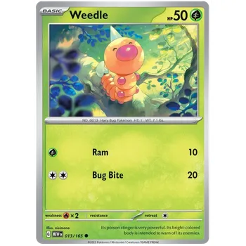 Karetní hra Pokémon TCG Weedle 013/165